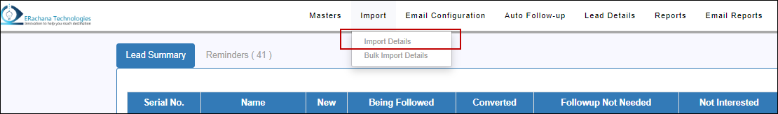 Import Leads into Lead Management System