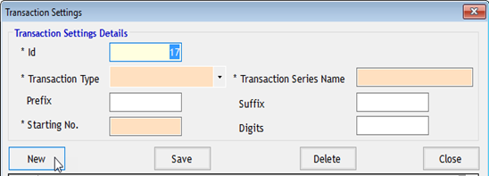 Enter the Transaction Details in GST Billing Software