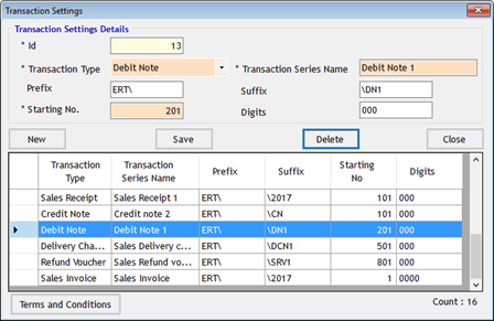 How to Detele Transaction Series in GST Billing Softwar