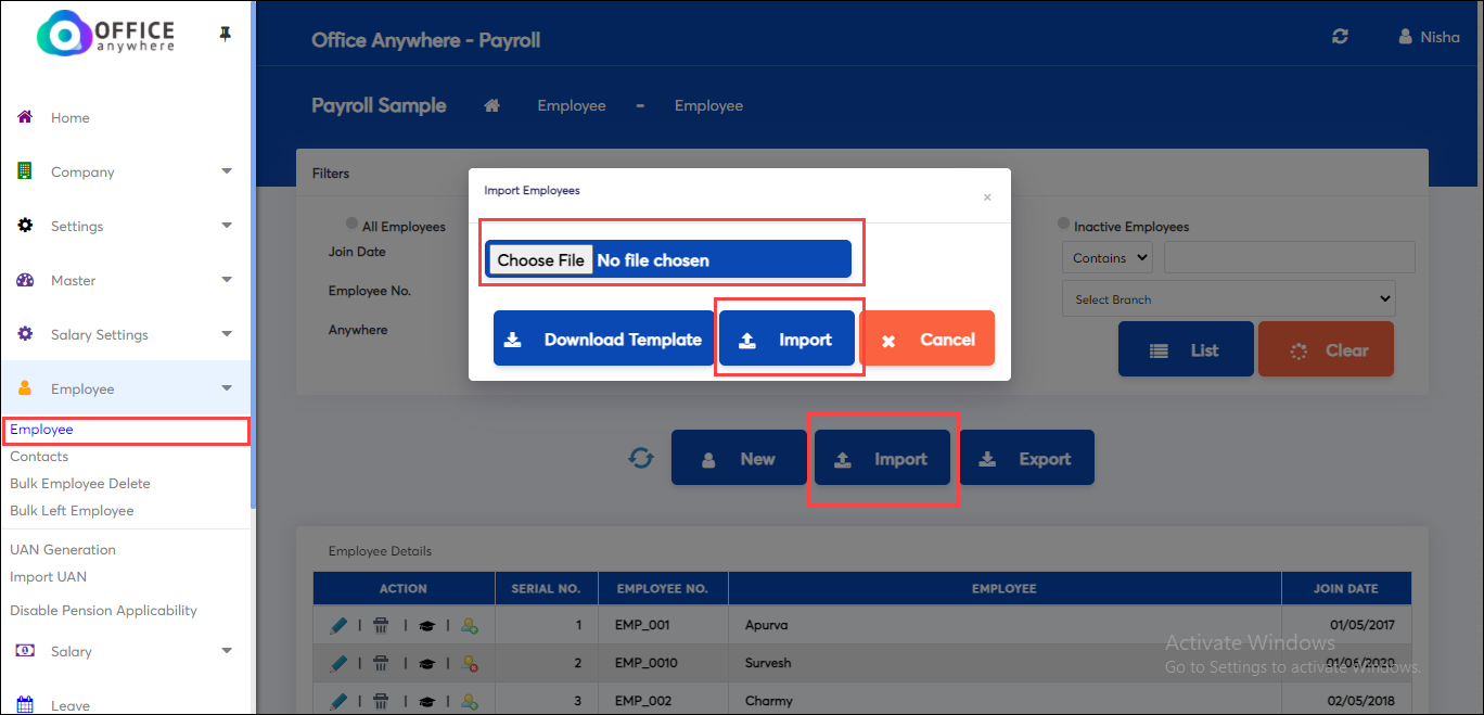 Employee Payroll Portal