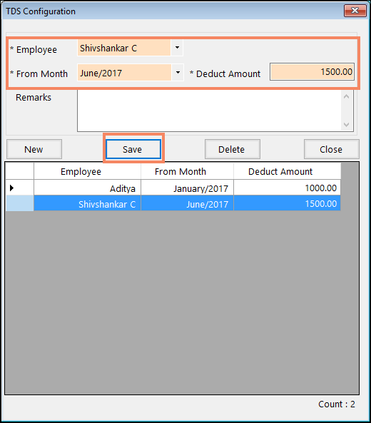 How to Configure TDS in Payroll